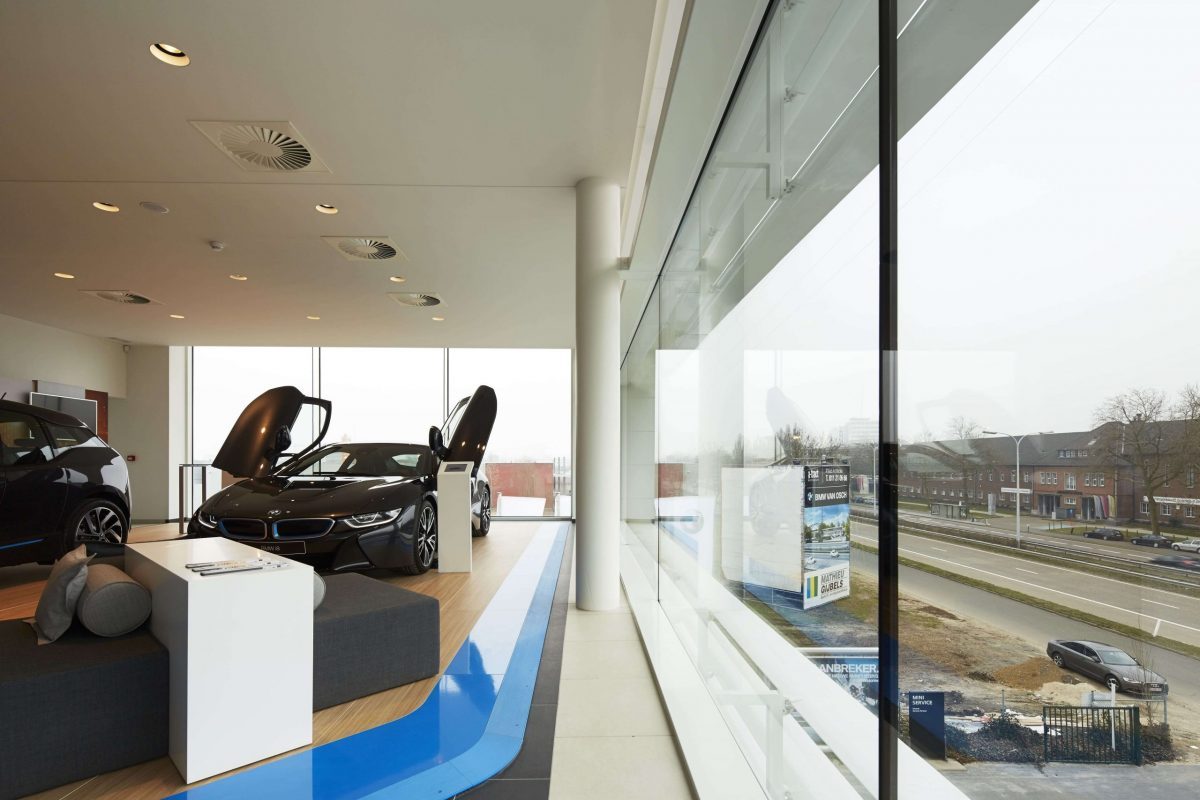 BMW Van Osch Hasselt a-tract architecture